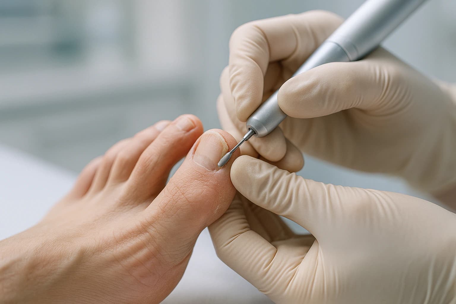 טיפול מקצועי בפטרת ציפורניים בעזרת טכנולוגיה מתקדמת